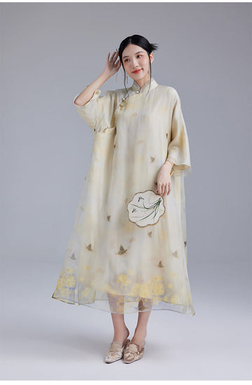 Silk Alayah Sweet Mind Qipao Cheongsam